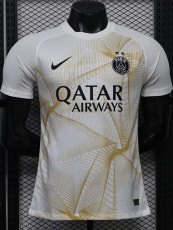 26-27 PSG White Gold Player Version Training shirts