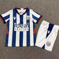 26-27 West Brom Home Kids Soccer Jersey